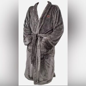 NFL Chicago Bears Ribbed Silk Touch Robe Grey, Men’s L/XL